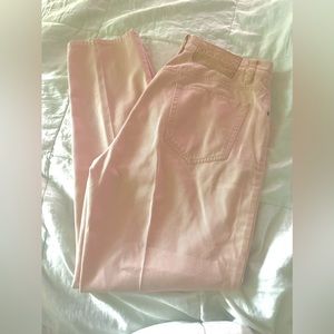 liz claiborne ankle pink pants size 8 (Jn1)